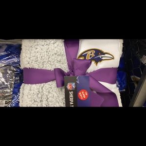 Nfl ravens soft throw blanket